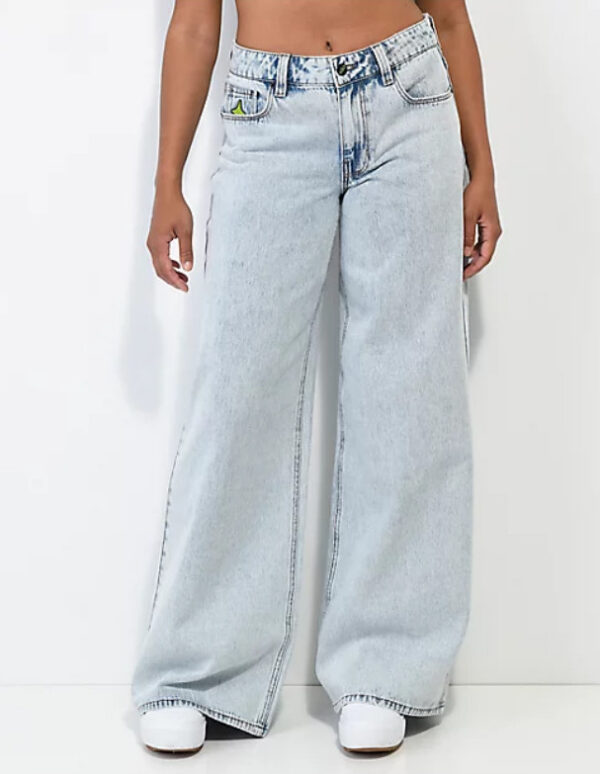 A.Lab Ashlee Extra Baggy Blue Wash Denim Jeans